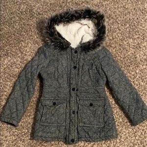 Girls gray coat